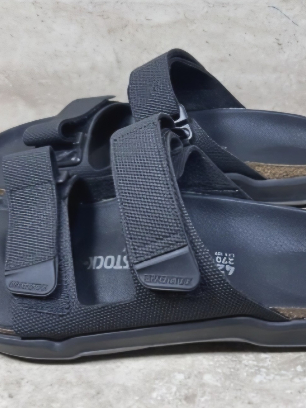 Berkinstock Black Men’s Adjustable Strap Sandals